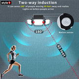 Carvallo MaxView 167 Solar Säkerhetsstrålkastare 167 LEDs | 3 Svängbara huvuden | Rörelsesensor & 3 Ljuslägen | IP65 Vattentät | 2200 Lumen Carvallo