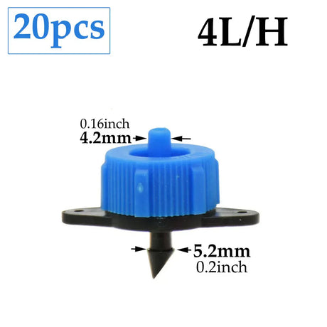 Carvallo Cross Connector | 2-Way Arrow Connection | For 3 mm & 5 mm Hoses | Drip Irrigation Systems Carvallo