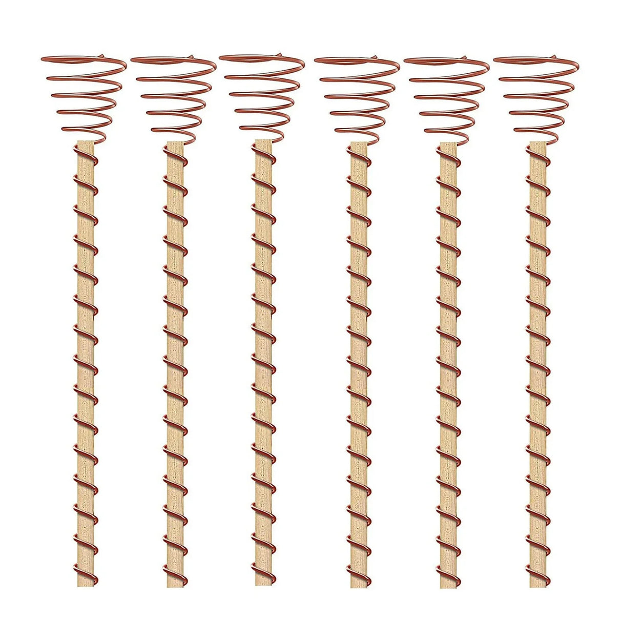 Carvallo Elektrokultur växtantenner | Koppar-växtstänger för trädgård och krukväxter | Främjande av växttillväxt utan gödningsmedel Carvallo