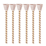 Carvallo Elektrokultur växtantenner | Koppar-växtstänger för trädgård och krukväxter | Främjande av växttillväxt utan gödningsmedel Carvallo