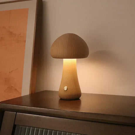 GlowMush Touch Lamp: Mjuk Ljus Dekorativ LED Bordslampa för Sovrum & Barnrum Atmosfär Carvallo
