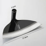 Carvallo Handhacka utan skaft | Högkvalitativ ogräshacka av kolstål | För rensning, jordlossa och grönsaksodling – Olika storlekar Carvallo