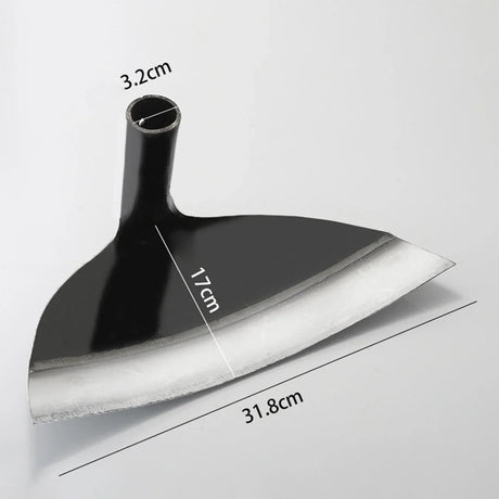 Carvallo Handhacka utan skaft | Högkvalitativ ogräshacka av kolstål | För rensning, jordlossa och grönsaksodling – Olika storlekar Carvallo