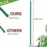 Carvallo Pro Trädgårdsplanta stänger | 50-pack | Väderbeständig & Stabil | Grön Carvallo