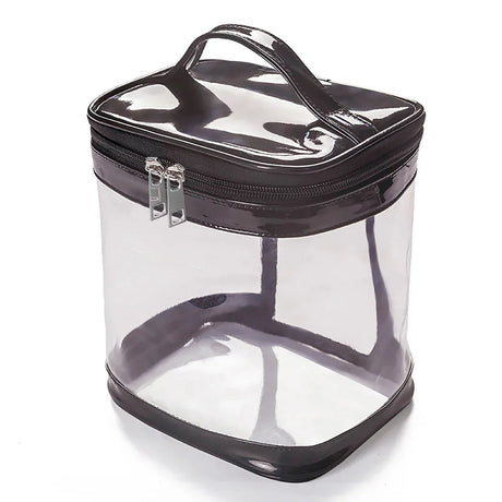 Carvallo Kosmetikväska Transparent | Vattentät & Bärbar | Necessär i PVC för resor & vardag Carvallo