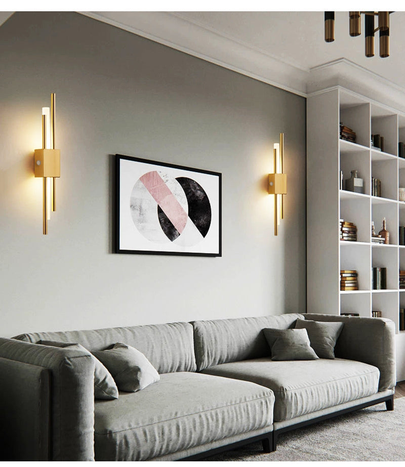 LED Staggered Trådlös Vägglampa – Usb Uppladdningsbar Inomhusbelysning för Modern Hembelysning Carvallo