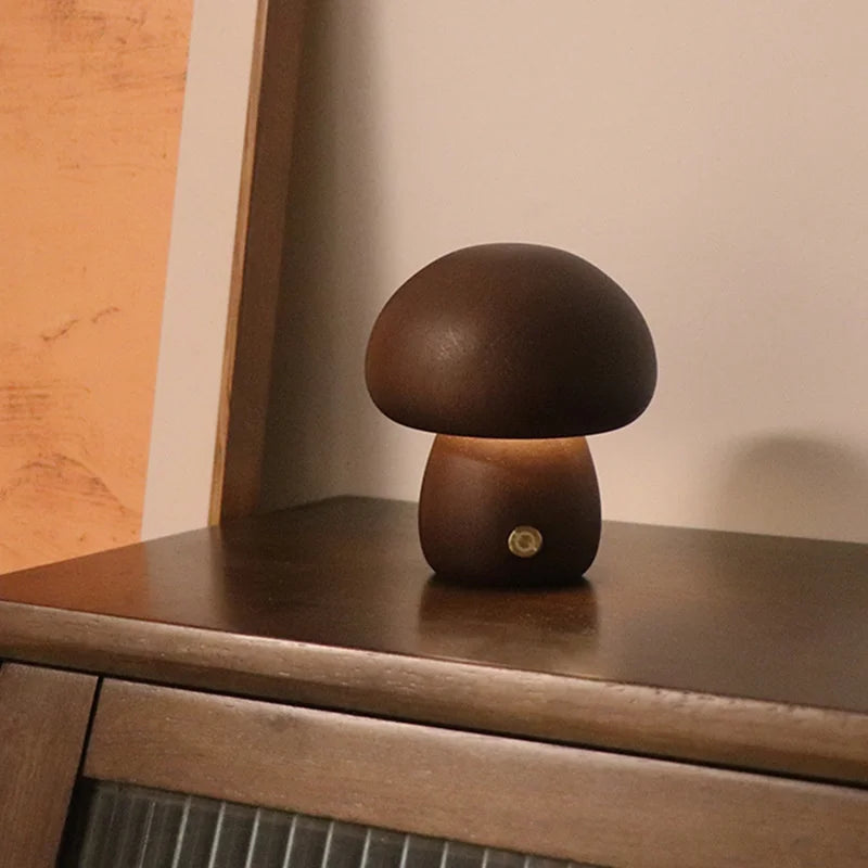 GlowMush Touch Lamp: Mjuk Ljus Dekorativ LED Bordslampa för Sovrum & Barnrum Atmosfär Carvallo