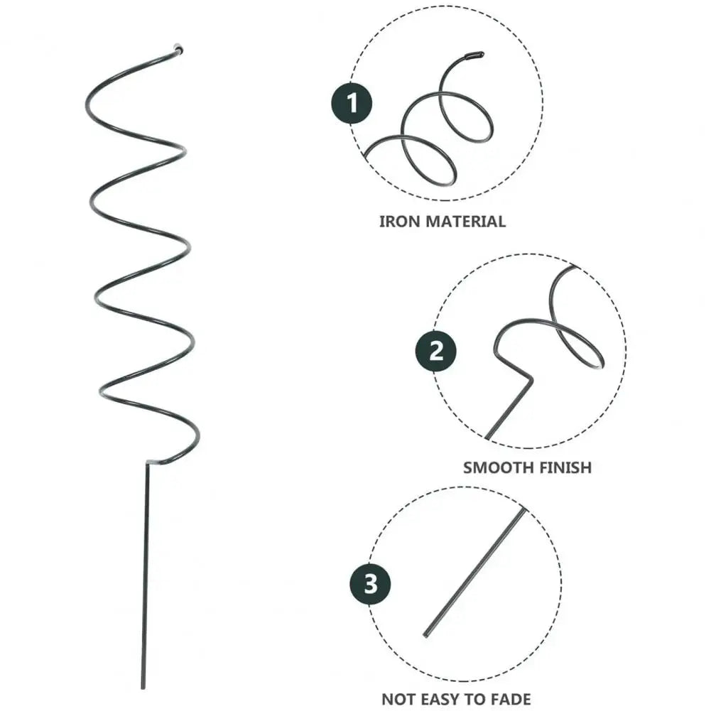 Carvallo Rankstänger Tomater Spiralstänger 10-pack | 40 cm längd | Väderbeständiga & Stabil | För klättrande växter & grönsaker Carvallo