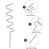 Carvallo Rankstänger Tomater Spiralstänger 10-pack | 40 cm längd | Väderbeständiga & Stabil | För klättrande växter & grönsaker Carvallo