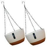 Carvallo Hängeblumentopf Set | Robust & Stilig | För Balkon, Trädgård & Inomhus Carvallo