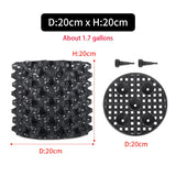 Carvallo Pro | Rotkontroll- & Uppdragskruka | För Bonsai, Träd & Buskar | Snabb rotväxt | PVC-skål Carvallo