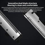Royallure Elektrisk Rakapparat Dubbel Blad med Hög Hastighet Motor, IPX7 Vattentålig Rakkniv Carvallo