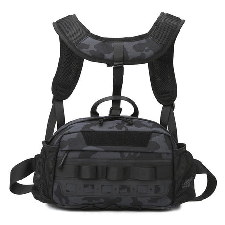 Carvallo Outdoor-Höftväska GearFlex Pro | 30 × 11 × 17 cm | Molle-system, flertalet fickor & bärkomfort | För fiske, vandring & camping Carvallo