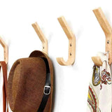 Carvallo Set Naturivo | 2/4 stück | Väggmonterad & Dekorativ | Massivträ | För jackor, nycklar, väskor & accessoarer Carvallo