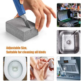 Carvallo Grillrengöringssten av pumsten | BBQ rengöringsblock för grillgaller & plancha | Residualfri rengöring utan repor | Luktnötral & återanvändbar Carvallo