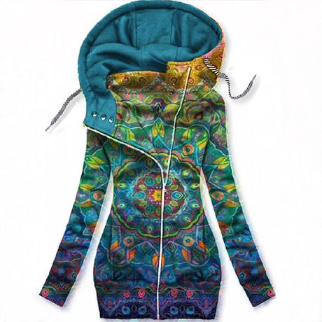 Kvinnors Butterfly Art Cardigan Sweatshirt Bellasverige