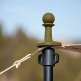 Carvallo Shield 4 Tältstänger-kåpa 4-pack | Åskskydd & Antistatisk | För camping, solsegel & utomhustält | Väderbeständig & flexibel Carvallo