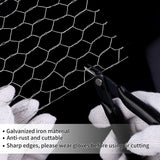 Carvallo Sexkant-trådnät 1–5 m | Rostfritt järntråd | Flexibelt stängsel för trädgård & DIY Carvallo