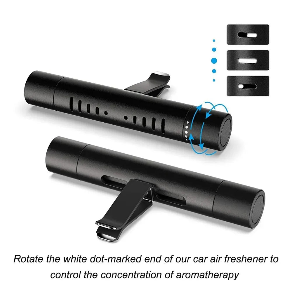 Carvallo Bil Doftklipp | Långvarig naturlig doft med eteriska oljor | Justerbart ventilationsklipp | Utan läckage | För bil och inomhusluft Carvallo