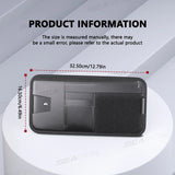 Carvallo VisorPro Auto solskyddsorganisator | PU-läder | Med kortfack & glasögonklipp | För dokument, nycklar & mobil Carvallo