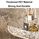 Carvallo WallClear Väggregal Transparent | Acryl Regal Utan Borrning | För Bad & Kök | Stark Fäste & Avtagbar Carvallo