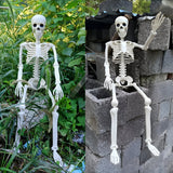 Utomhusrekvisita med Phantom Bones – Skelettdekoration i naturlig storlek för hemsökt trädgård MILA Sverige