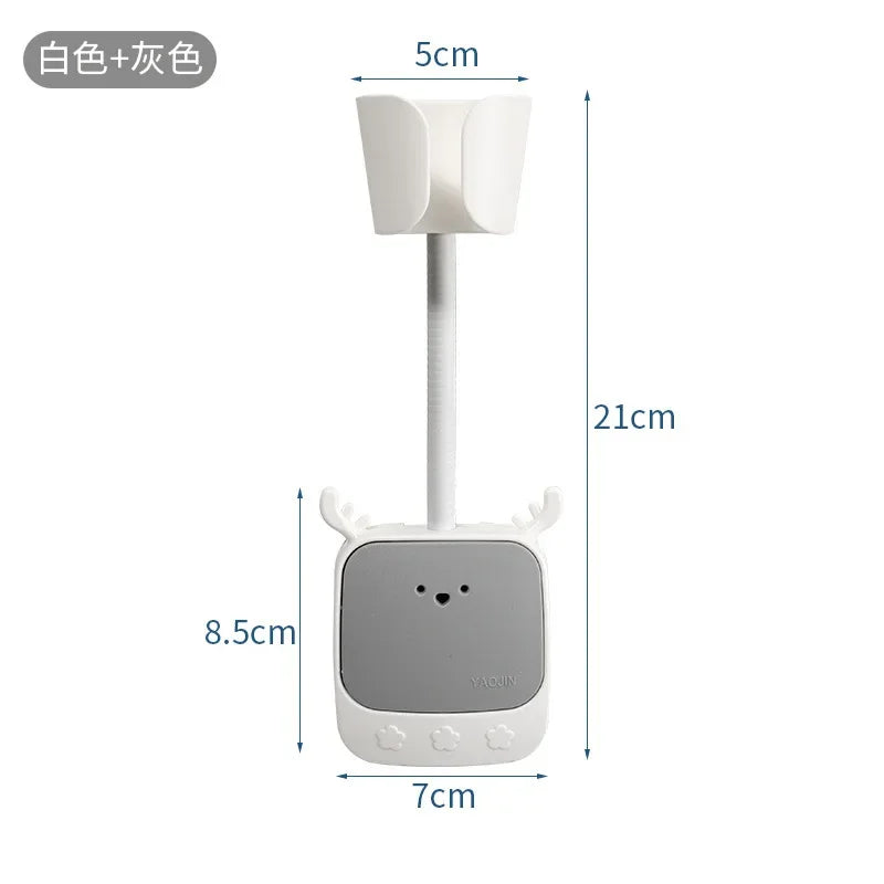 Carvallo Väggfäste för Hårtork | 180° Justerbar & Självhäftande | Universellt Fäste med Cartoon-design | 21 × 7 × 8,5 cm Carvallo