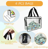 Carvallo-uppbevaringsväska ClearyBag Kids | Transparent & Vattentät | För pussel, böcker, byggklossar & resor | 30×22×10 cm Carvallo