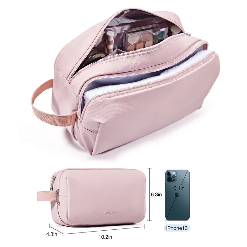 Carvallo Vattentät Kosmetiktasche för Damer & Herrar | Lätt Kulturväska i S/M/L | Resetillbehör för Personvård & Smink | Unisex Resa Organizer Carvallo