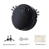 Carvallo ProMotion Smart Saugrobot 3-i-1 | 4000Pa effekt | Moppa, suga & feja | För mattor, kakel & djurhår Carvallo