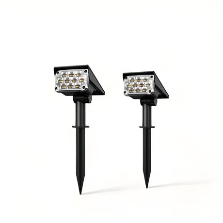 2x SunBeam Light – Batteridriven LED Solgårdslampa Carvallo