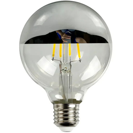 RetroGlow - Vintage LED Bordslampa med Träbas, Dimmbar och Varm Ljus Carvallo