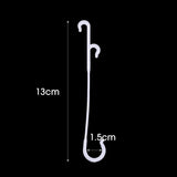 Carvallo J | Återanvändbara J-krokar för tomater och klätterväxter | 9,5 cm / 13 cm / 16 cm | 1–100 stycken | Växtstöd för klättringshjälp Carvallo