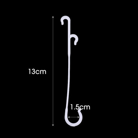 Carvallo J | Återanvändbara J-krokar för tomater och klätterväxter | 9,5 cm / 13 cm / 16 cm | 1–100 stycken | Växtstöd för klättringshjälp Carvallo