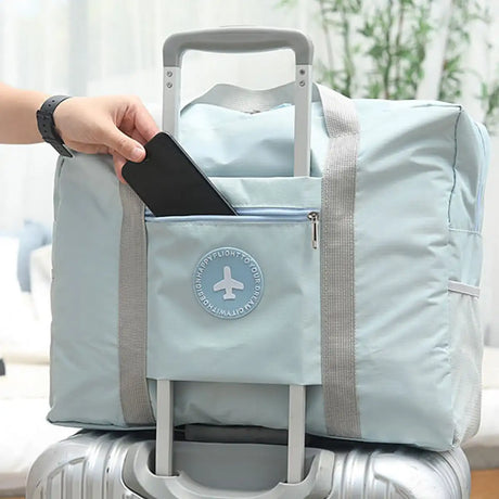 Carvallo Reise- & Aufbewahrungstasche | Faltbar & Trolley-kompatibel | Große Kapazität mit Zusatzfächern Carvallo