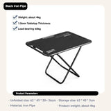 Carvallo Campingtisch GEARVION TacticalPro | Lätt & Bärbar | Aluminiumslegering | 60kg Tragkraft | Utomhus, Camping, BBQ Carvallo