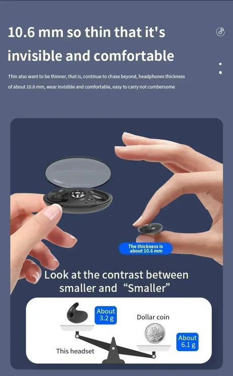 Royallure Bluetooth Hörlurar – ANC, IPX5 Svettresistenta, 24-Timmars Speltid Carvallo