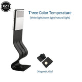 Carvallo LED Lampa med klämma | USB-laddbar & 3 färglägen | Bärbar & dimbar | För böcker, eReader & Kindle Carvallo