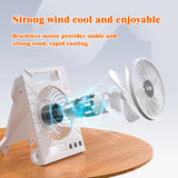 Carvallo Campingfläkt | Fällbart solpanel | Powerbank & LED-ljus | Ultra-lättvikt Märkesnamn: VenturioX Carvallo