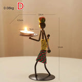 Handgjord Afrika-inspirerad värmeljushållare MILA Sverige