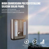 Carvallo FoldWall Solar-vägglampa | 3 belysningslägen | 120° svängbar | Med rörelsesensor & skymningsrelä Carvallo