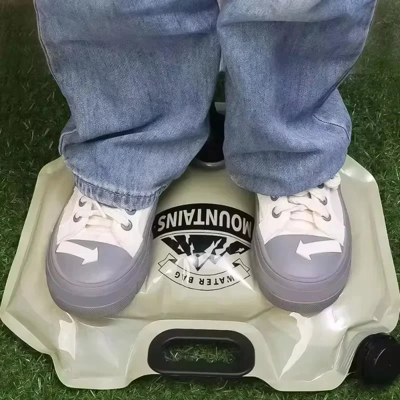 Carvallo Fällbar Vattentäkningsväska 8 L | Med handtag & hällpip | För camping, vandring & utomhus Carvallo