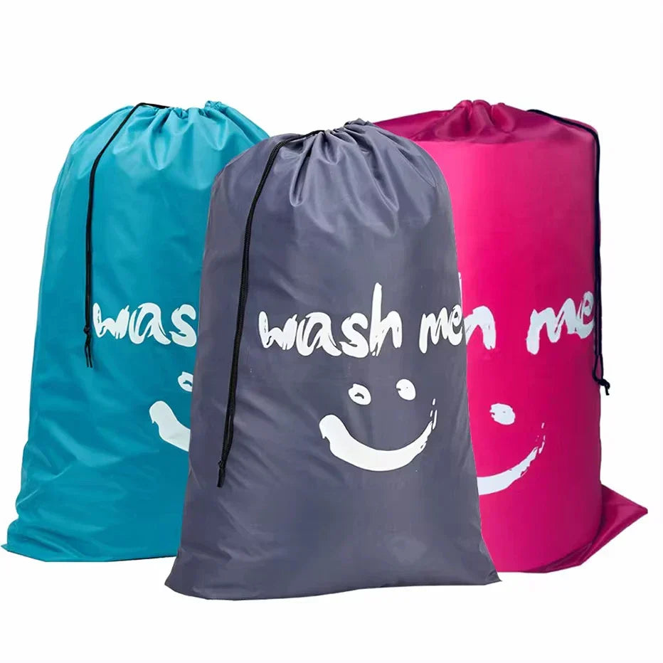 Carvallo tvättpåse | „Wash Me“-design | Stor & rivtålig | För resor, studenter & hemmet Carvallo