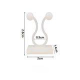 Carvallo Självhäftande växtklipp 10/50 stycken | Stöd för klätterväxter | Osynlig fäste för väggar & fönster Carvallo