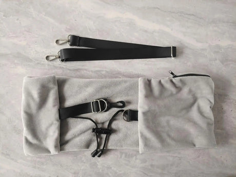 Carvallo Resekudde 2-i-1 | Fyllbar med kläder | Nackkudde & Förvaringsväska | Tvättbar & Ergonomisk Carvallo