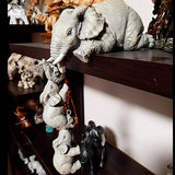 OllyLift – Elephants familj staty med symbolisk design och skulpturell charm Carvallo