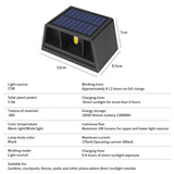 Carvallo Beam | LED Solarlampa | Upp & Ner Ljus | IP65 Vattentät | Justerbar Ljusvinkel | För Trädgård & Fasad Carvallo
