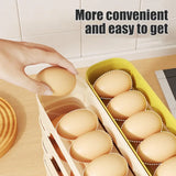 Carvallo RolloMaxx | 4-lagers äggorganisatör | Platsbesparande & Självrullande | Transparent design Carvallo