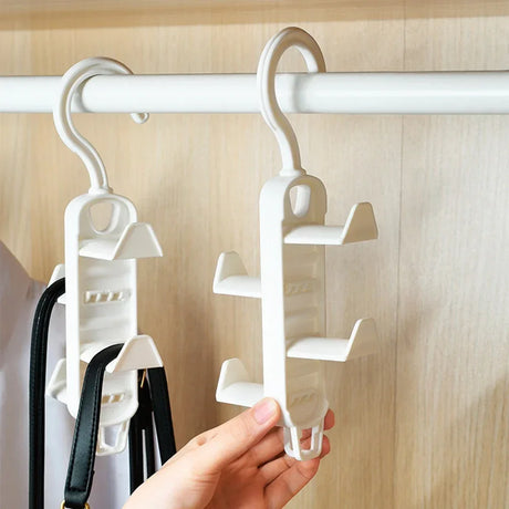 Carvallo Multifunctional Hooks | Wall Hooks Made of Plastic | 3-fold & 5 kg Load Capacity | Modern & Space-Saving Carvallo