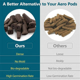 Carvallo 120-delars hydroponik-tillbehörsset | Anläggningskorgar, svampar, skyddshuvuden & etiketter | För inomhusträdgårdar & växtodling Carvallo